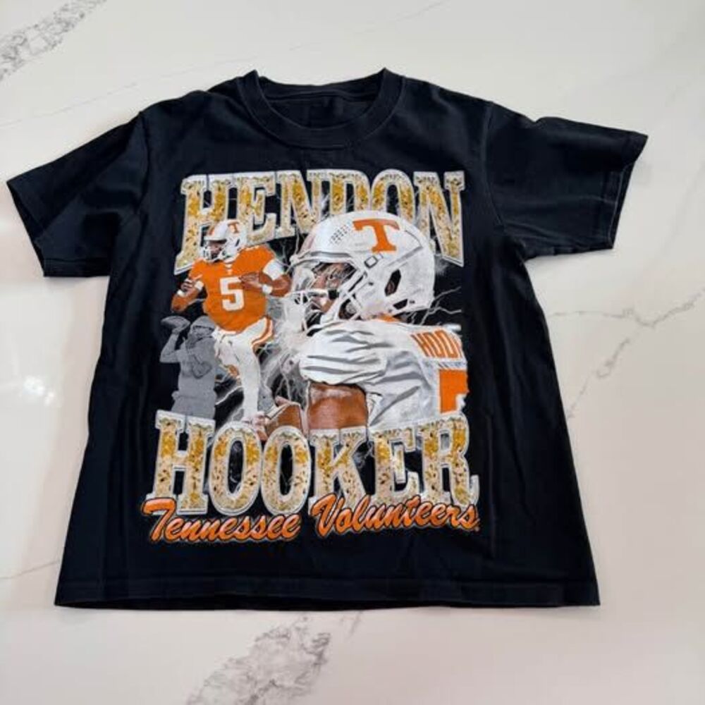 Tennessee Volunteers Hendon Hooker Tee Boys Approx Size 10/12 15.5” P-P 19” L